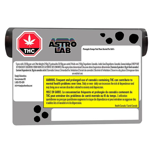 Astrolab - Pineapple Orange Peel Moon Dusted Infused Pre-Roll image 3