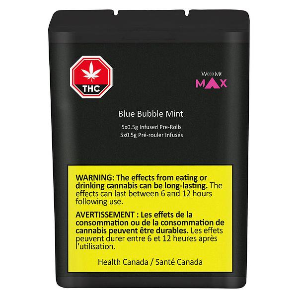 Weed Me Max - Blue Bubbles Infused Pre Roll image 2