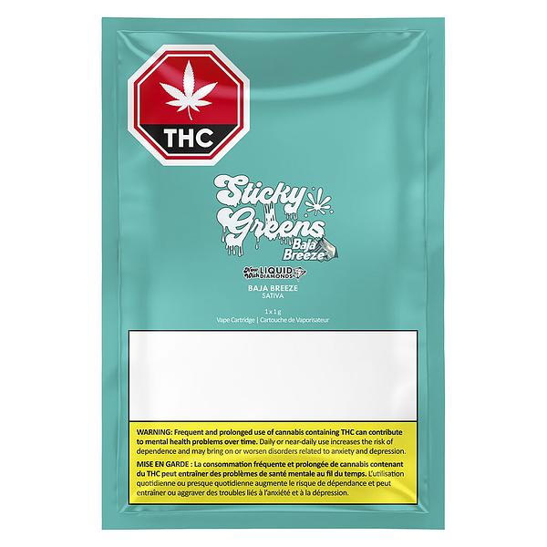 Sticky Greens - Baja Breeze 510 Thread Cartridge image 2