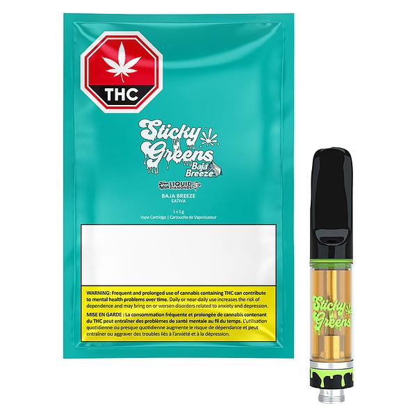 Sticky Greens - Baja Breeze 510 Thread Cartridge image 4