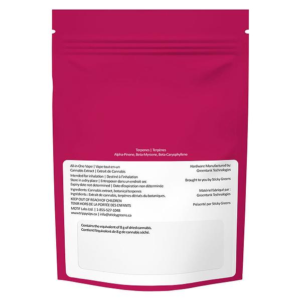 Trippy Sips - Moonberry CBN Gulps - Liquid Diamond Blend All-in-One Vape image 3