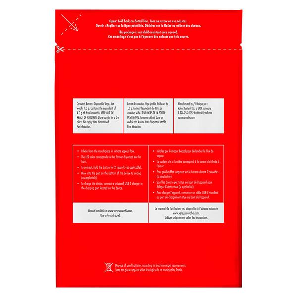 Versus - Duel White Widow Fs vs Cherry Smokakola 2-in-1 Disposable image 3