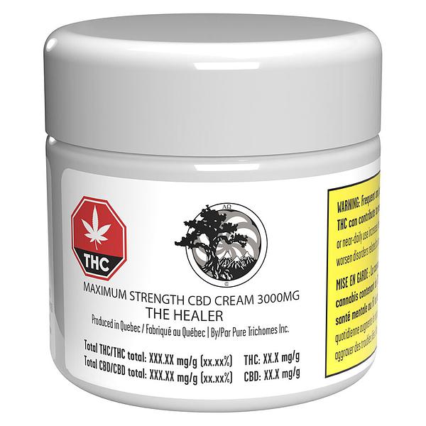 Pure Trichomes Inc. - Maximum Strength CBD Cream 3000mg the Healer image 2