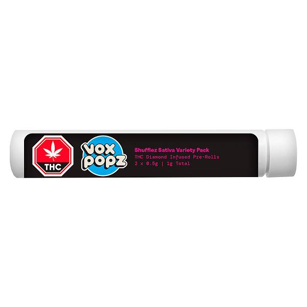 Vox Popz - Shufflez Sativa Diamond Infused Pre-Roll image 2