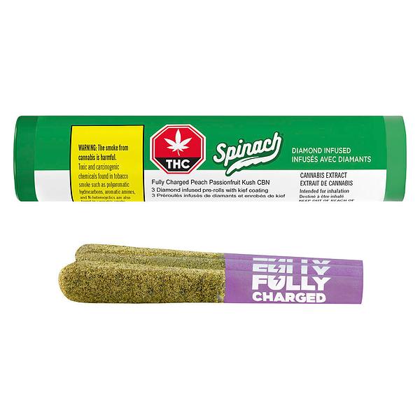 Spinach - Fully Charged Peach Passionfruit Kush CBN Infused Pre-Roll image 4