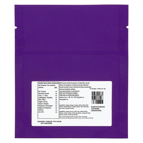 Purple Hills - Gorilla Zkittles Live Resin Gummies image 3