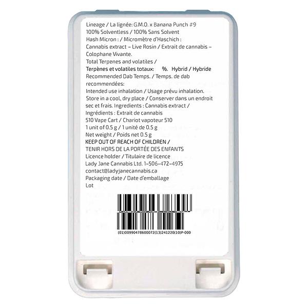 Sauce Rosin Labs - Grease Bucket Live Rosin 510 Thread Cartridge image 3