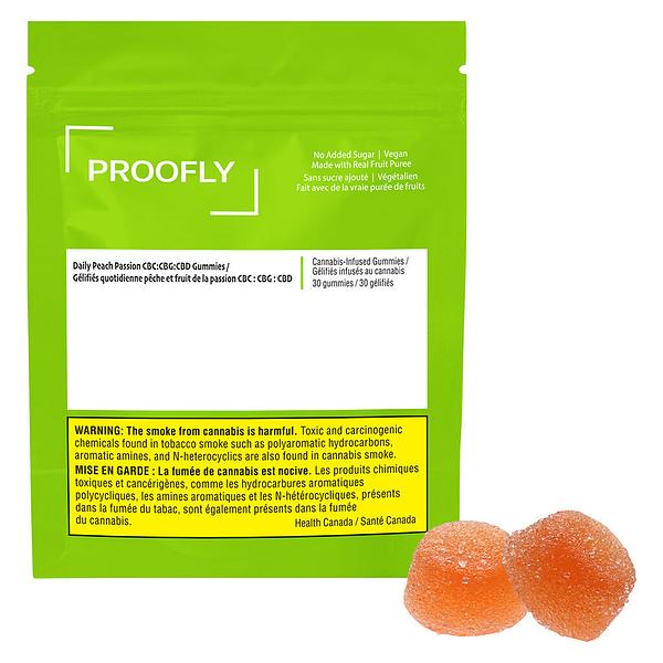 Proofly - Daily Peach Passion CBC:CBG:CBD Gummies image 4