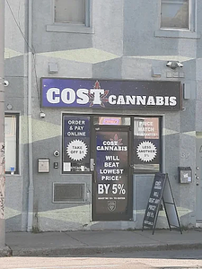 Cost Cannabis - Hamilton store front