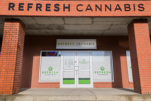 Refresh Cannabis - St. Albert store front
