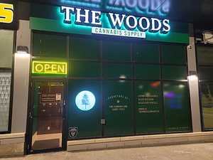 The Woods Cannabis - Brampton store front