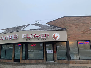 Atomic Flower Cannabis store front