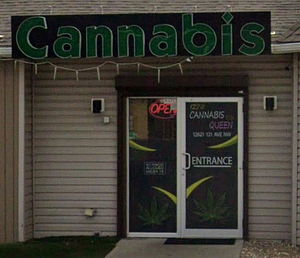 127 St Cannabis Queen store front