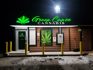 Green Canoe Cannabis store front