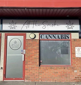 All The Smoke Premium Cannabis Market store front