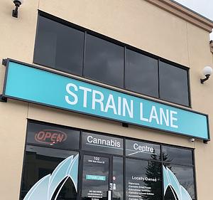 Strain Lane store front