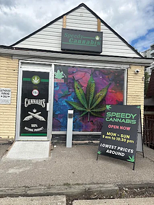 Speedy Cannabis store front