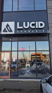 Lucid Cannabis - Edmonton Brintnell store front