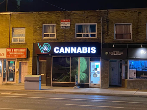 V&D Cannabis store front