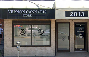 Vernon Cannabis Store #1 store front