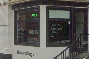 Kindling Cannabis - Hamilton store front