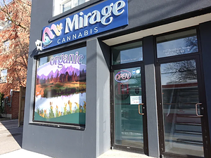 Mirage Cannabis store front