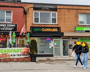 Hidden Leaf - Lawrence Ave W store front