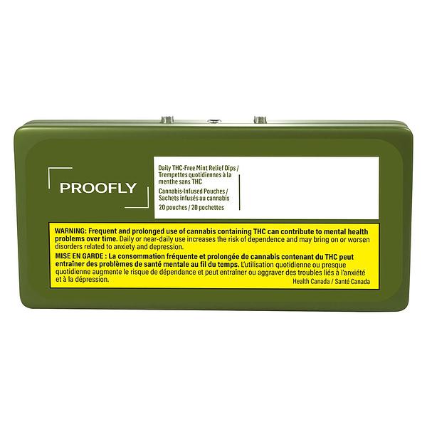 Proofly - Daily THC-Free Mint Relief Dips image 2