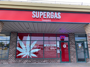 Supergas Cannabis store front