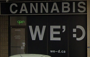 WE-D Cannabis - Stone Church store front
