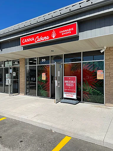 Canna Cabana - Burlington – Upper Middle store front
