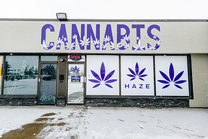 Haze Cannabis - Grande Prairie (North) store front