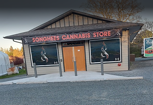Songhees Cannabis S + S store front