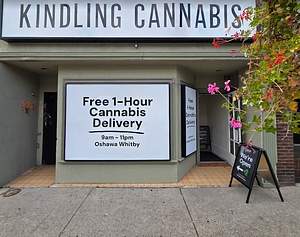 Kindling Cannabis - Oshawa store front