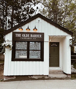 The Olde Barber Cannabis Co. store front