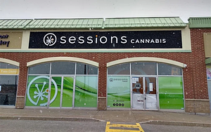 Sessions Cannabis - Aurora store front