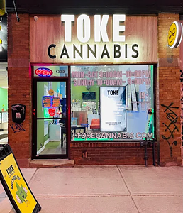 Toke Cannabis - Toronto store front