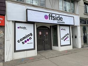 Offside Cannabis - Hamilton store front