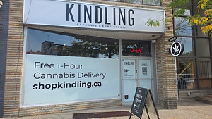 Kindling Cannabis - Mississauga store front