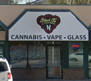 Black Tie Cannabis store front