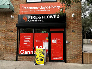 Fire & Flower Cannabis Co. - Toronto Jane St store front