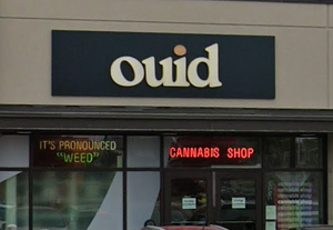 Ouid Cannabis store front