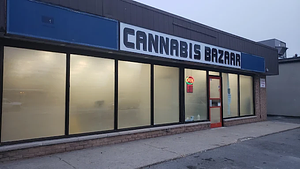 Cannabis Bazaar store front