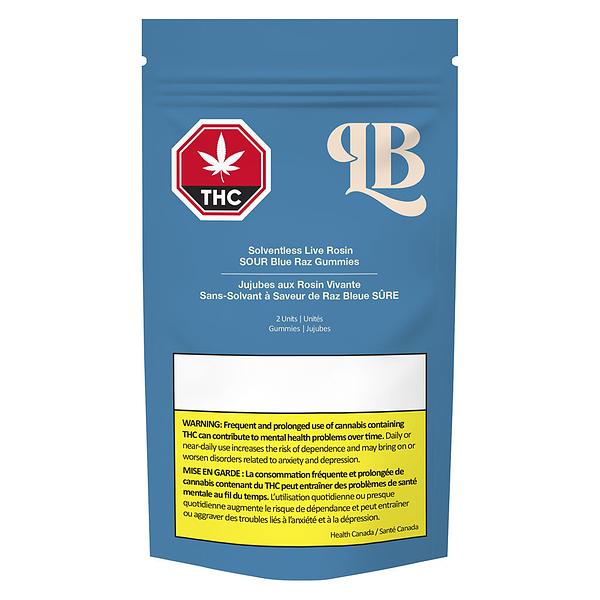 La Boca - Solventless Live Rosin Sour Blue Raz Gummies image 2