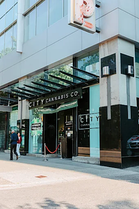 City Cannabis Co. - Robson St store front