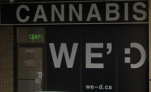 WE-D Cannabis - Quigley store front