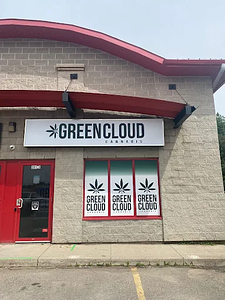 The Green Cloud Cannabis - Orangeville store front