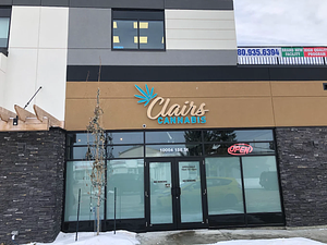 Clair's Cannabis Inc. store front