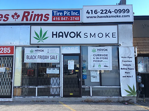 Havok Smoke Cannabis & Accessories - North York store front