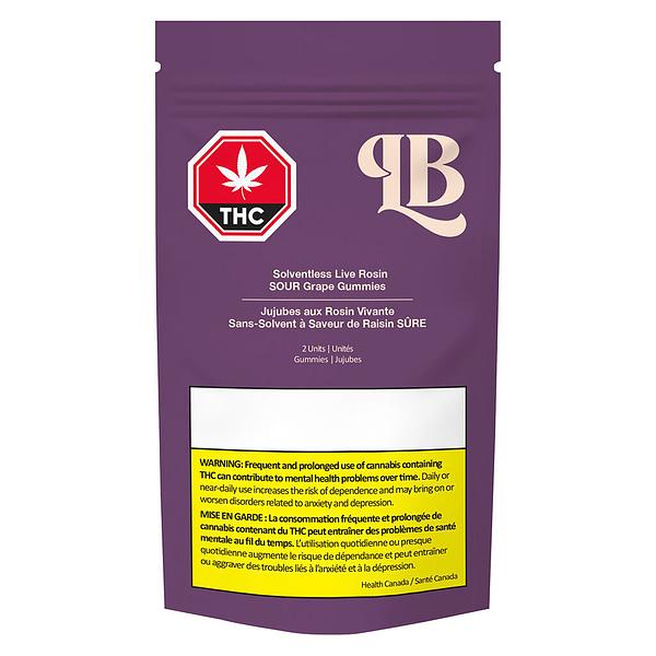 La Boca - Solventless Live Rosin Sour Grape Gummies image 2